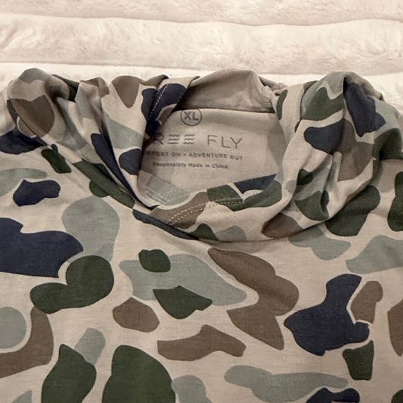 Free fly Camouflage Long Sleeve Shirt - Picture 3 of 4